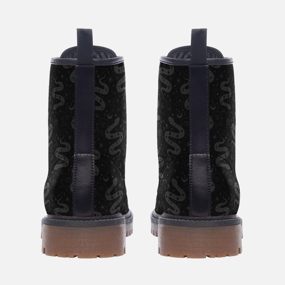 Serpent Magick Casual Leather Vegan Boots MT