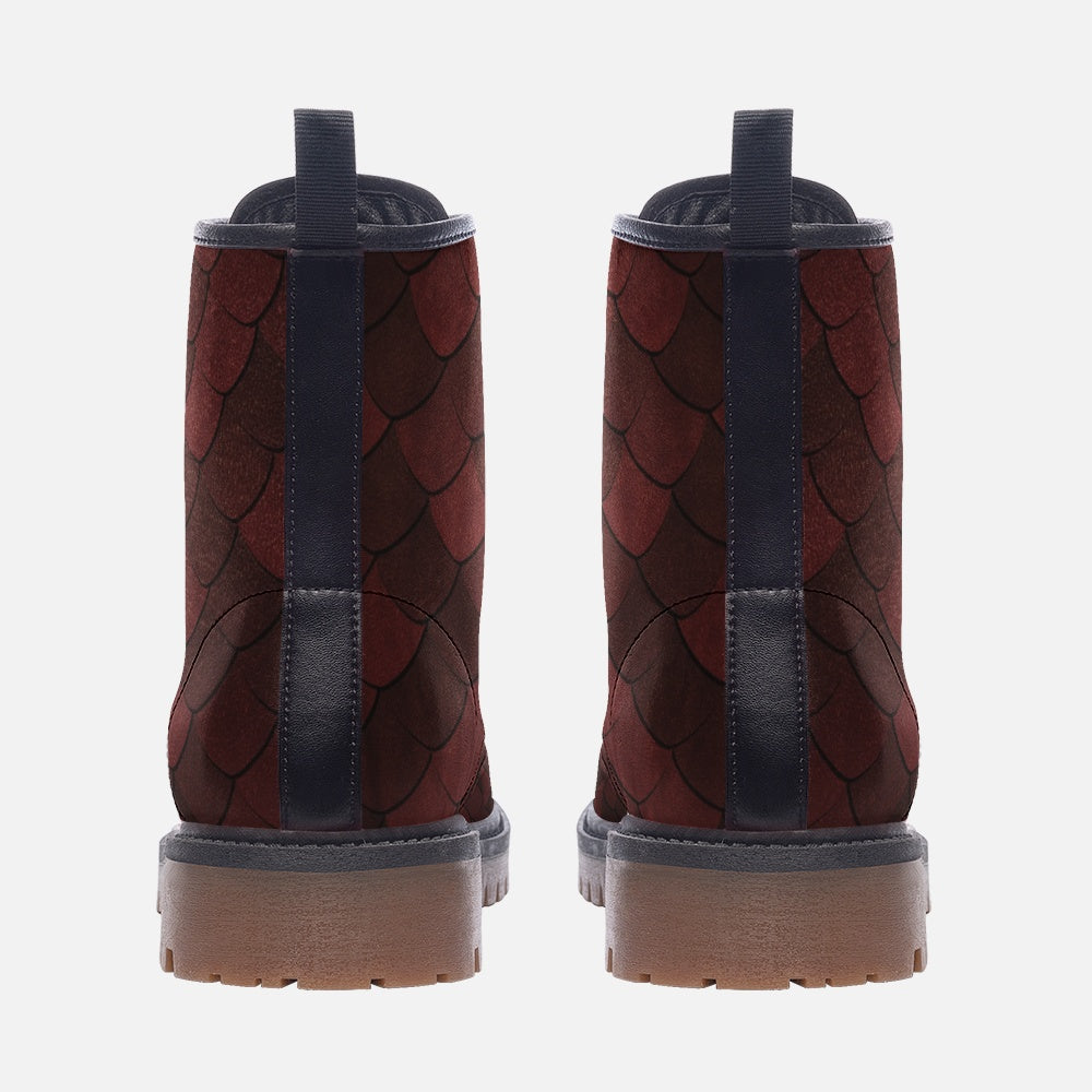 House Targaryen Inspired Casual Leather Vegan Boots MT