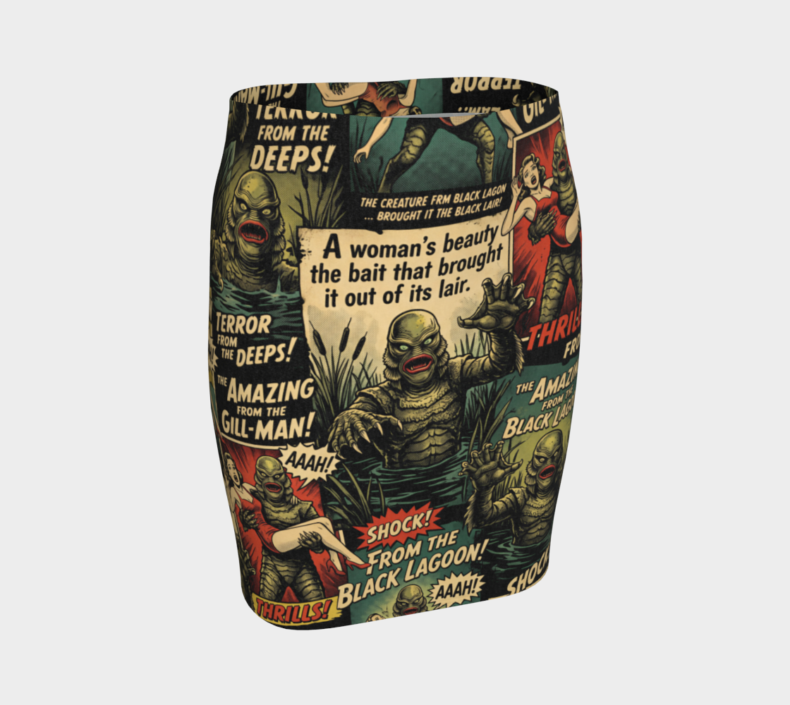 Creature from the Black Lagoon | Monsters Fitted Dress
