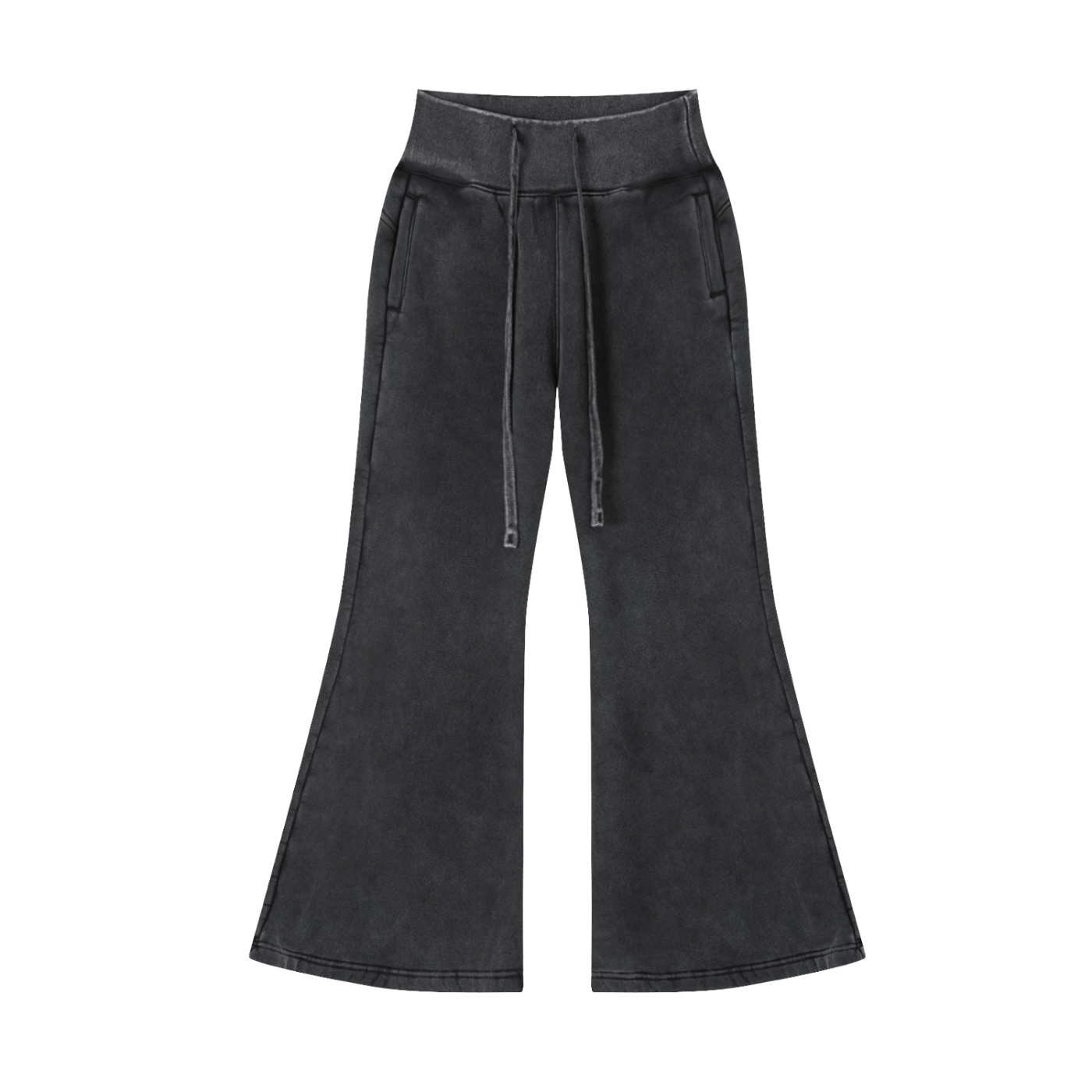 KovenKhaos Vintage Washed Flared Fleece Pants