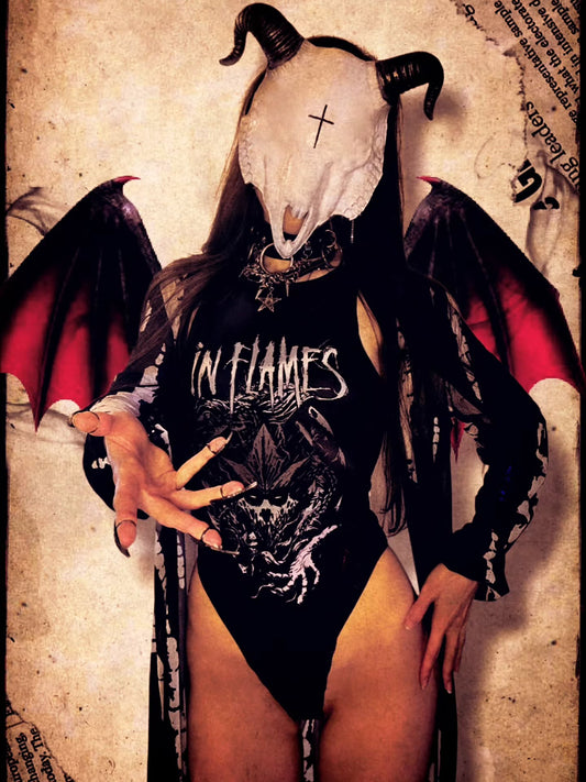 in Flames Tank Bodysuit
