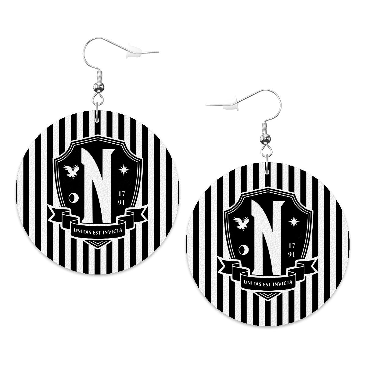 Nevermore Academy Circle Drop Earrings