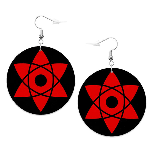 Sasuke Mngekyou Circle Drop Earrings