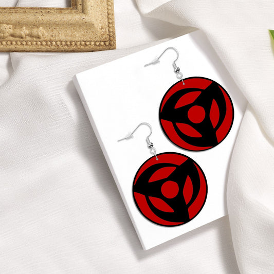 Kakashi Mngekyou Circle Drop Earrings