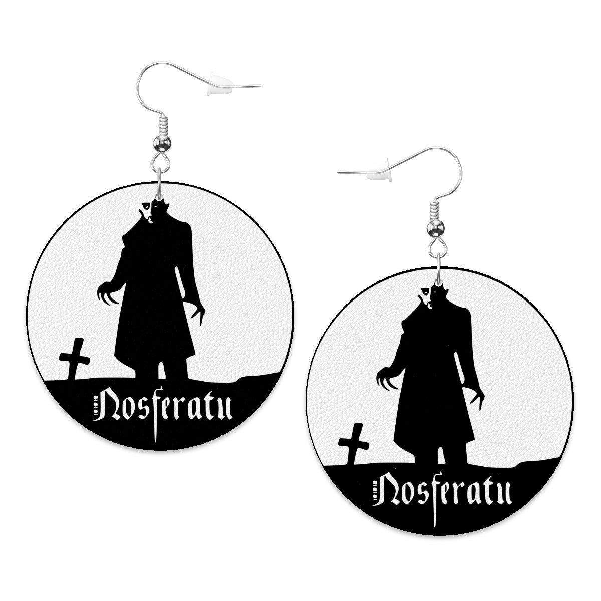 Nosferatu Circle Drop Earrings