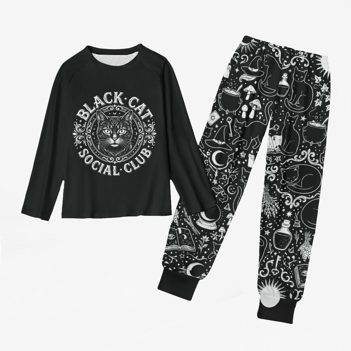 Black Cat Social Club | Raglan Sleep Pajamas