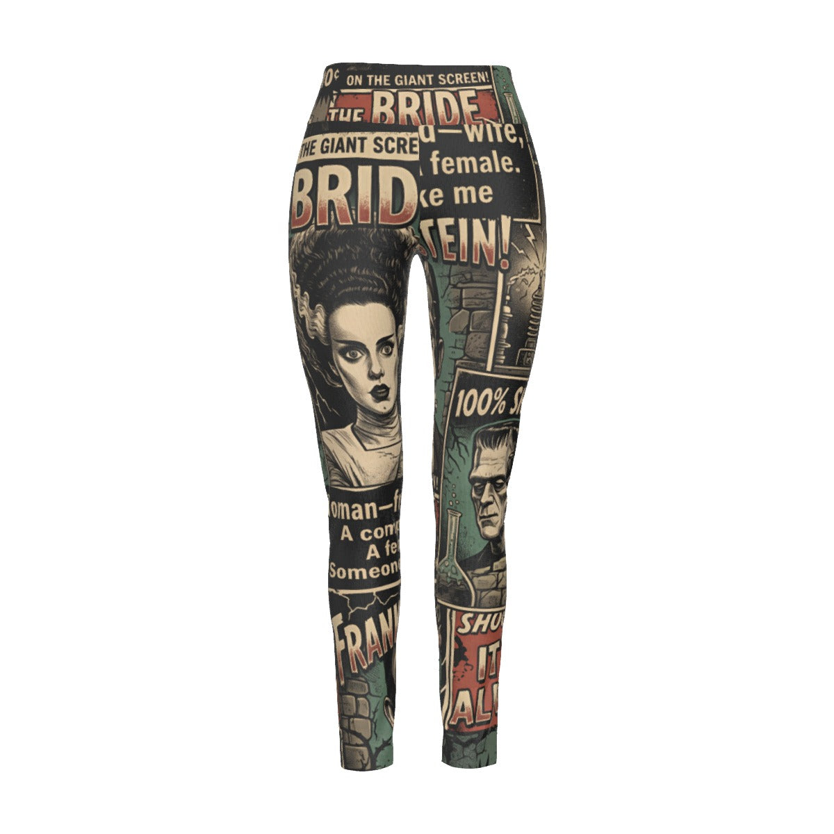 Frankenstein & Bride | Monster High Waist Leggings