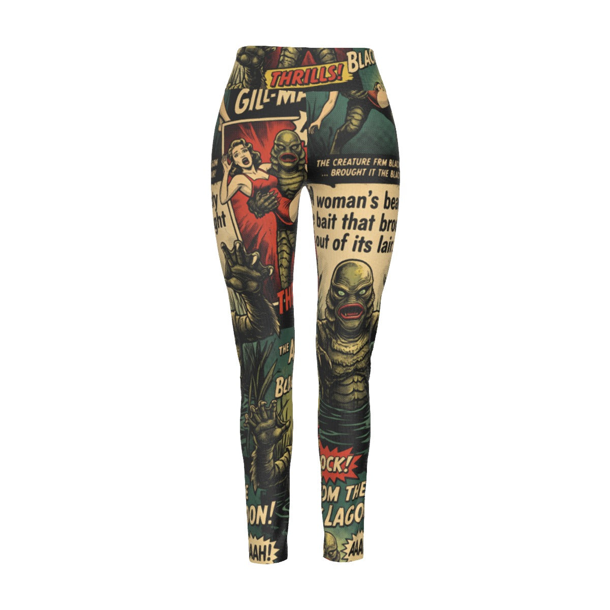 Creature from the Black Lagoon | Monster High Waist Leggings