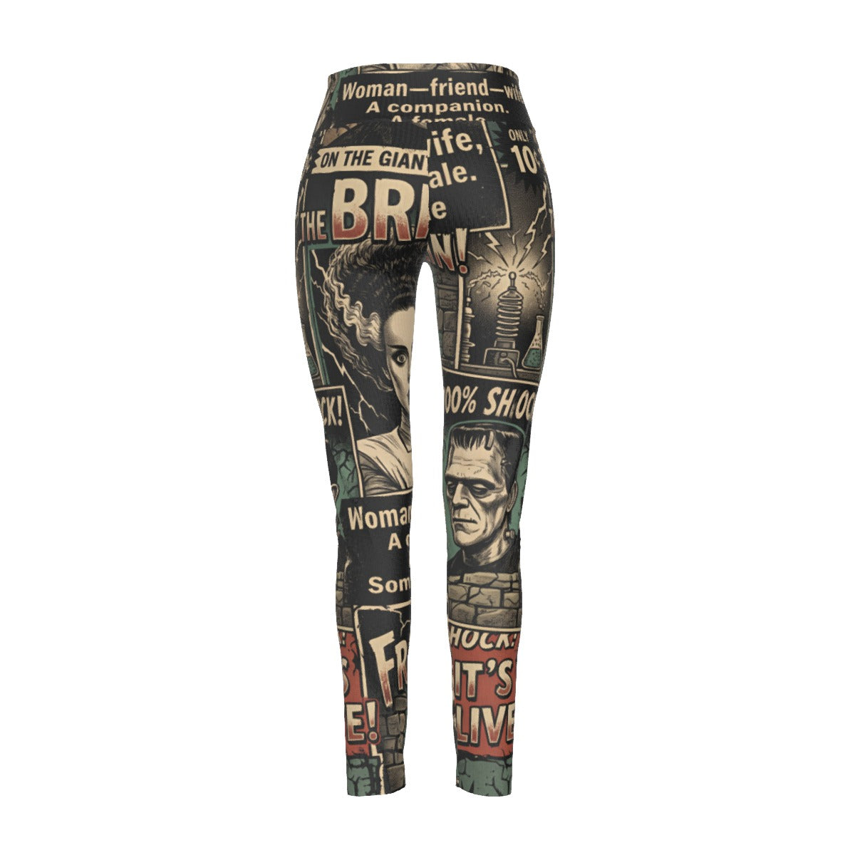 Frankenstein & Bride | Monster High Waist Leggings