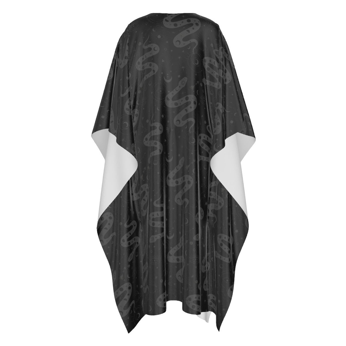 Serpent Magick | Snakes Imitation Silk V-neck Moo Moo | Kaftan Lounge Cover-Up