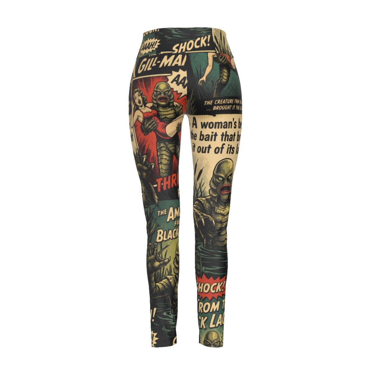 Creature from the Black Lagoon | Monster High Waist Leggings