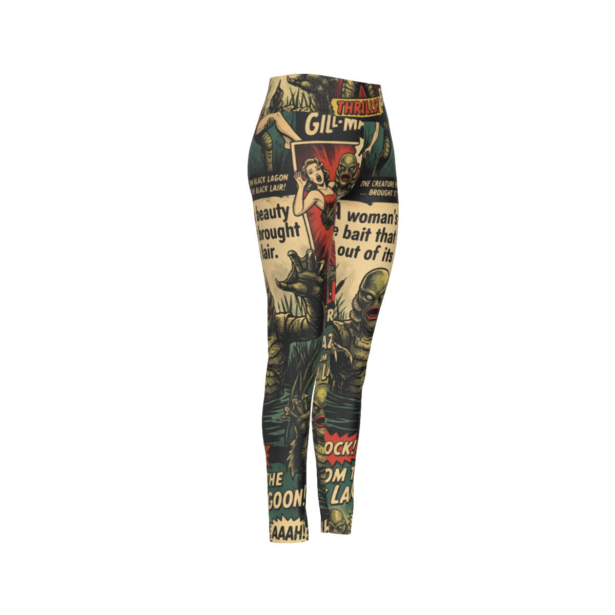 Creature from the Black Lagoon | Monster High Waist Leggings