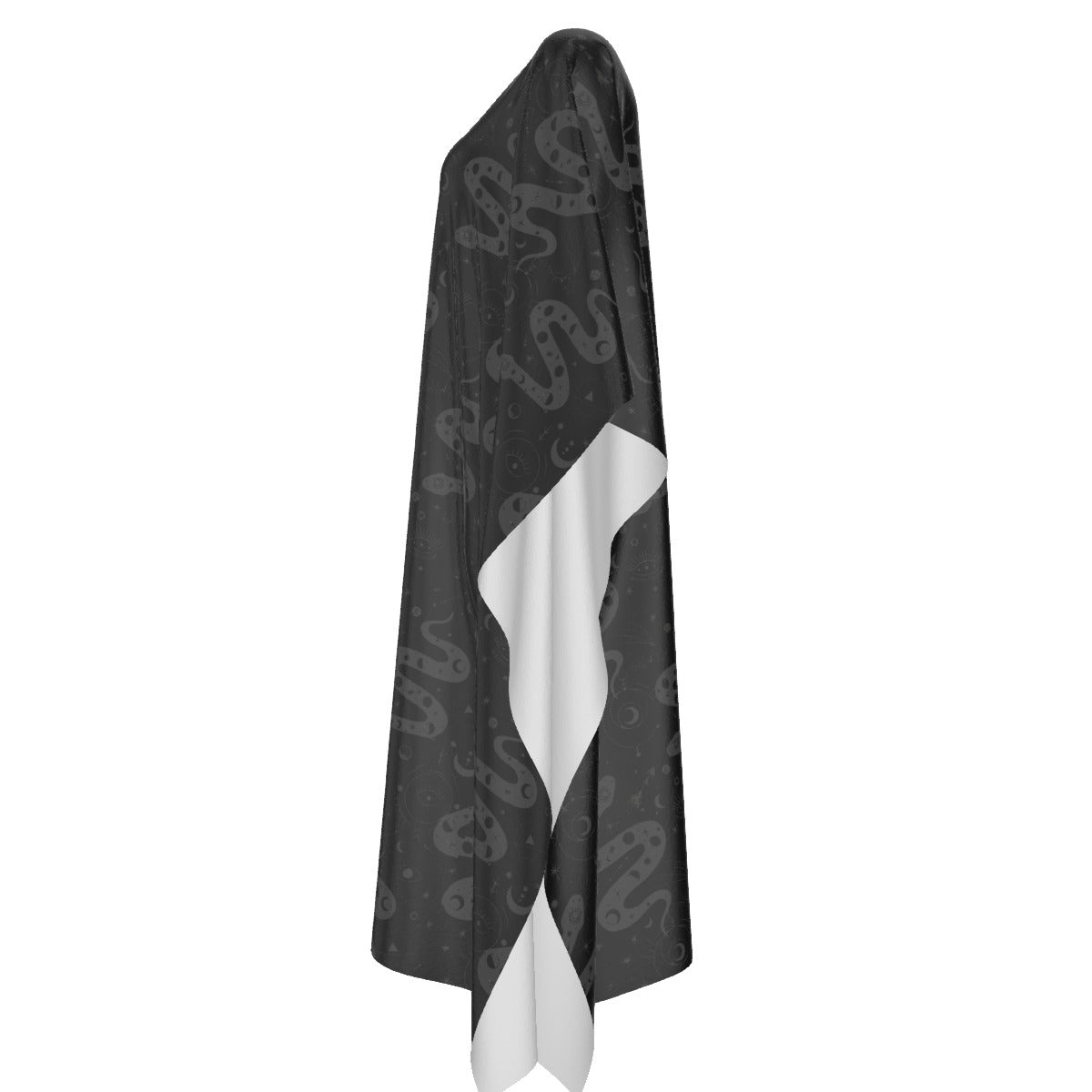 Serpent Magick | Snakes Imitation Silk V-neck Moo Moo | Kaftan Lounge Cover-Up