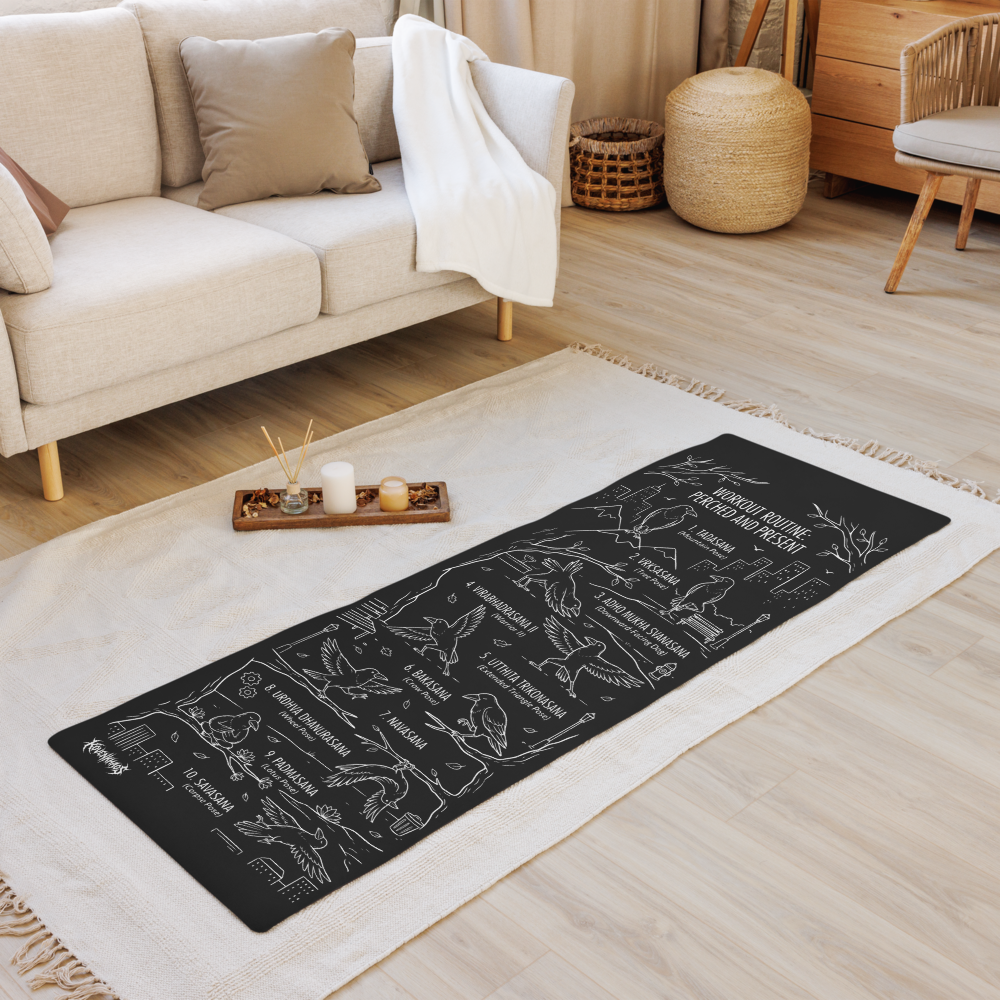Crow Yoga Mat