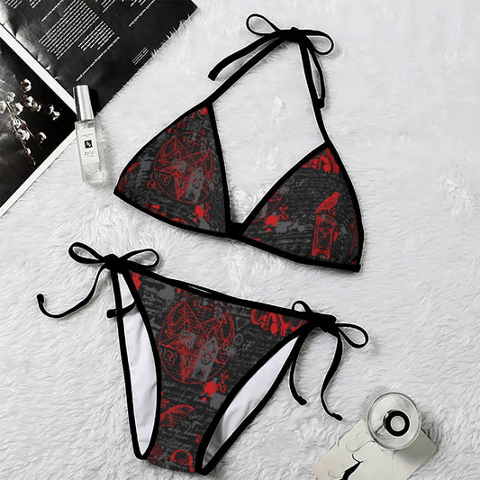 Devils Night Three-point Women's Bikini