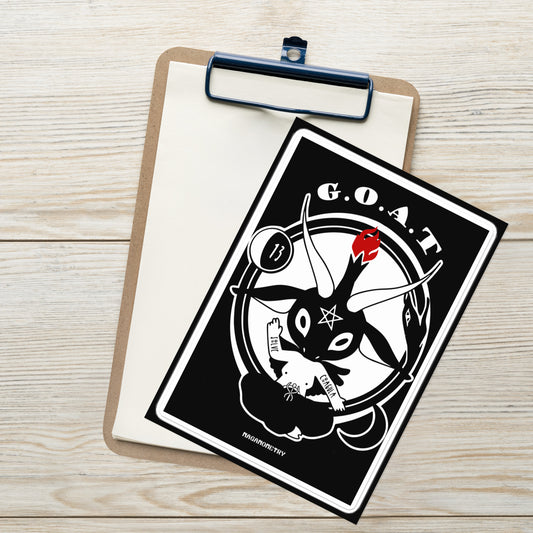 G.O.A.T Sticker sheet