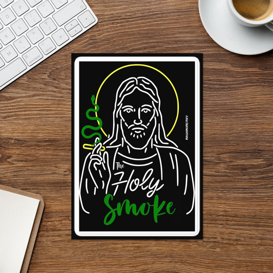 the Holy Smoke Sticker sheet
