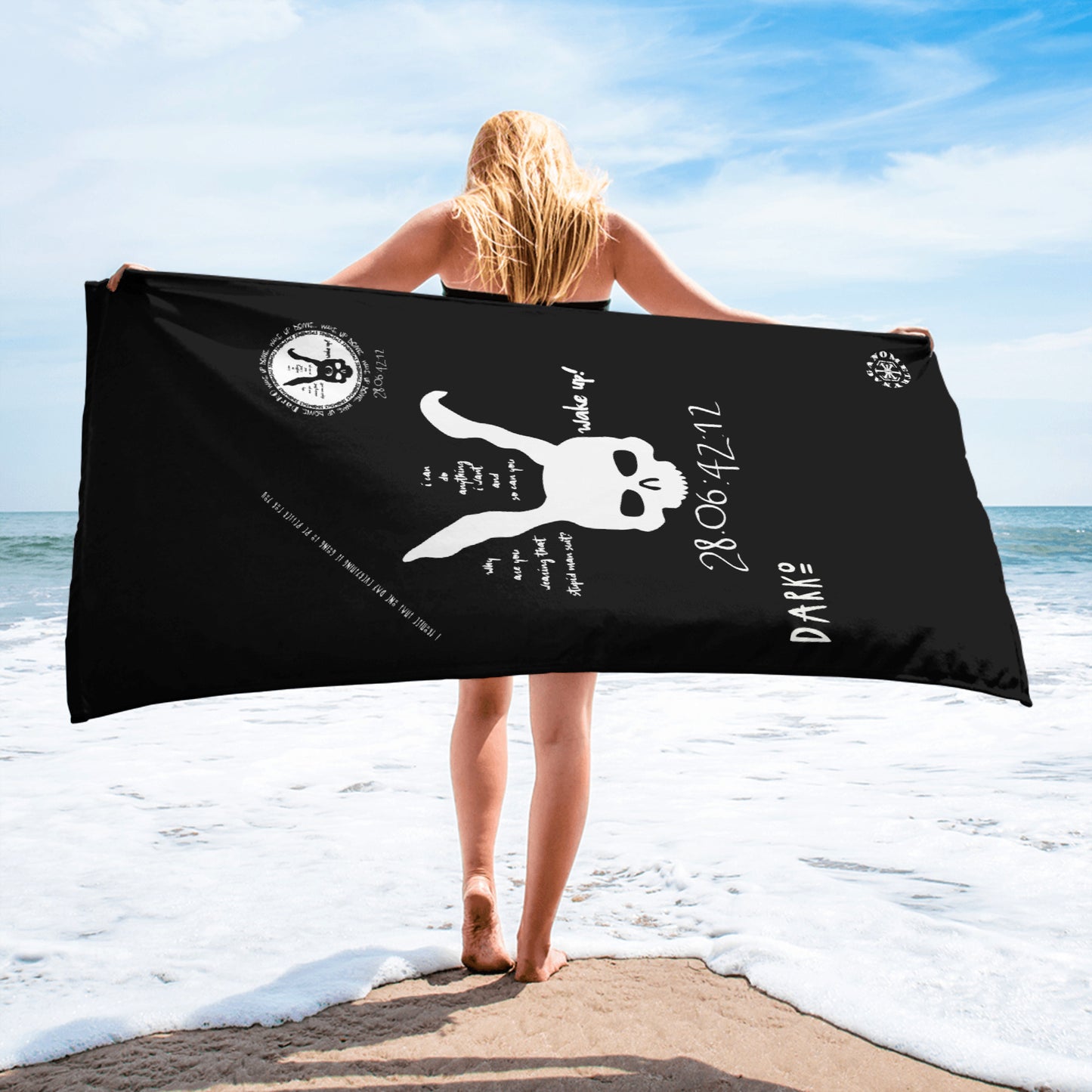 DarkO Beach Towel