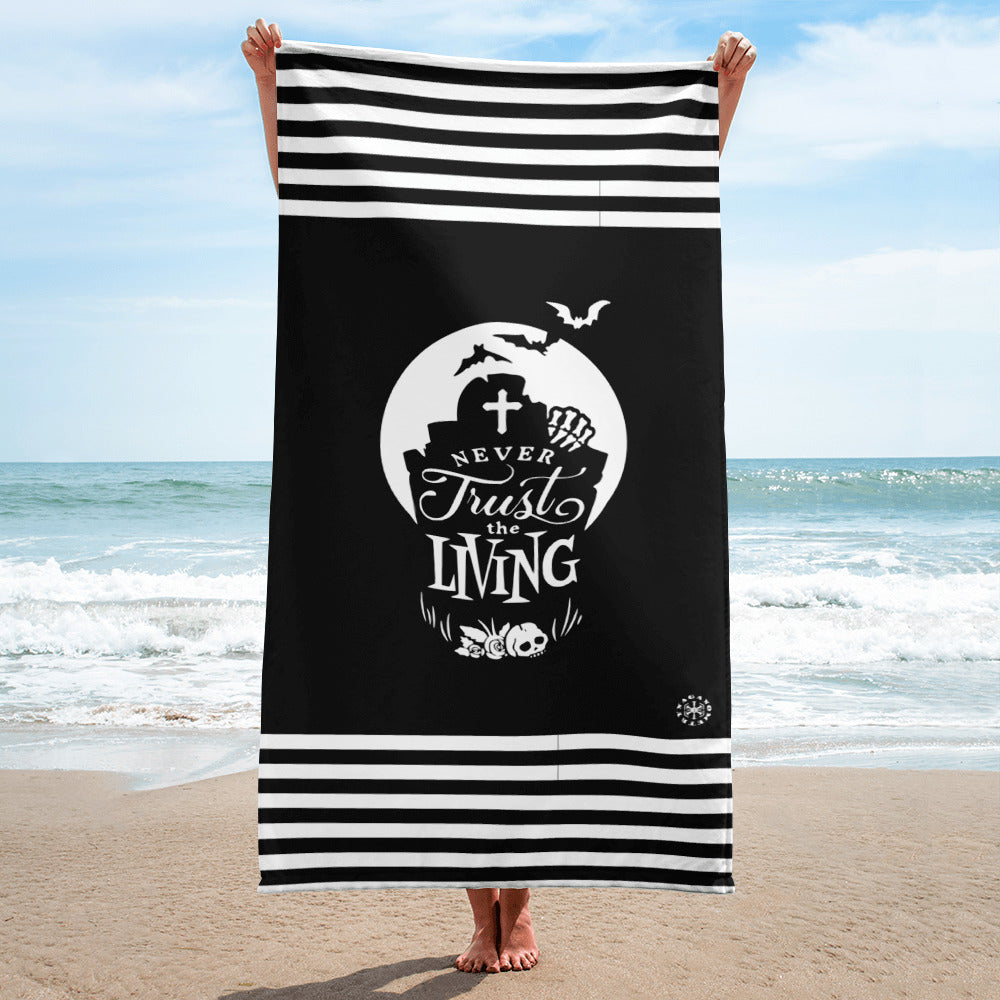 Never Trust Beach Towel
