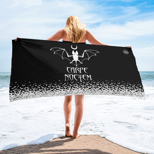 Carpe Nocteum Beach Towel