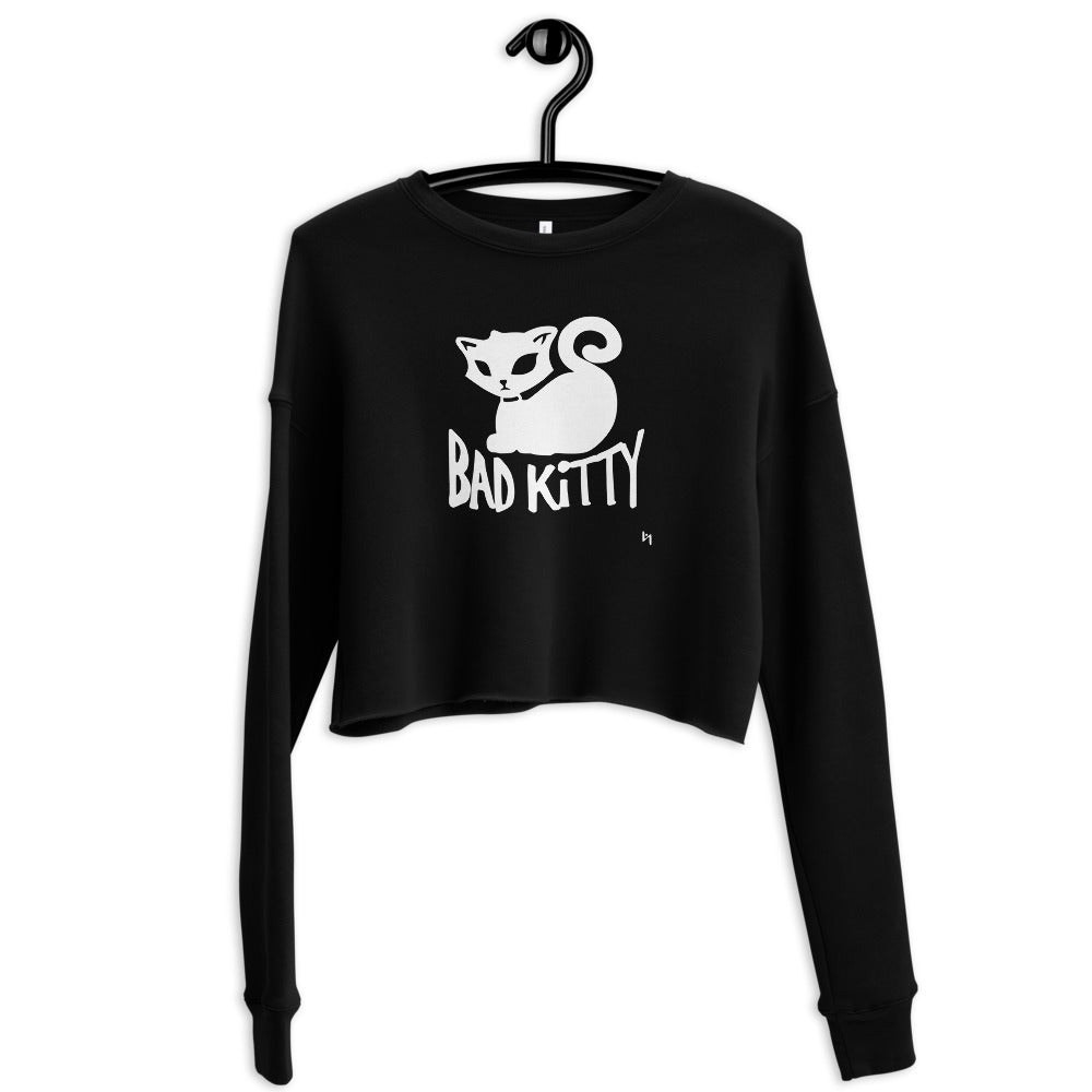 Bad Kitty Crop Sweatshirt