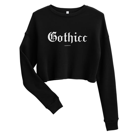 Gothicc Crop Sweatshirt